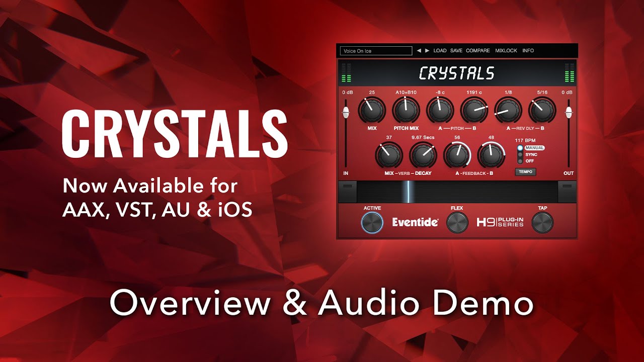 Eventide Crystals – a new effect (VST/AU + AUv3 iOS)