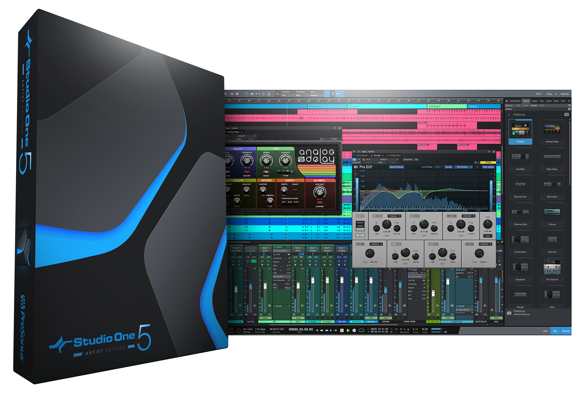 Presonus introduces Studio One 5 and Atom SQ midi controller