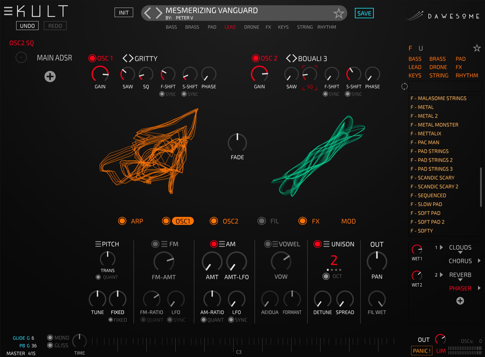 Tracktion intros Kult: a new powerful VST synth