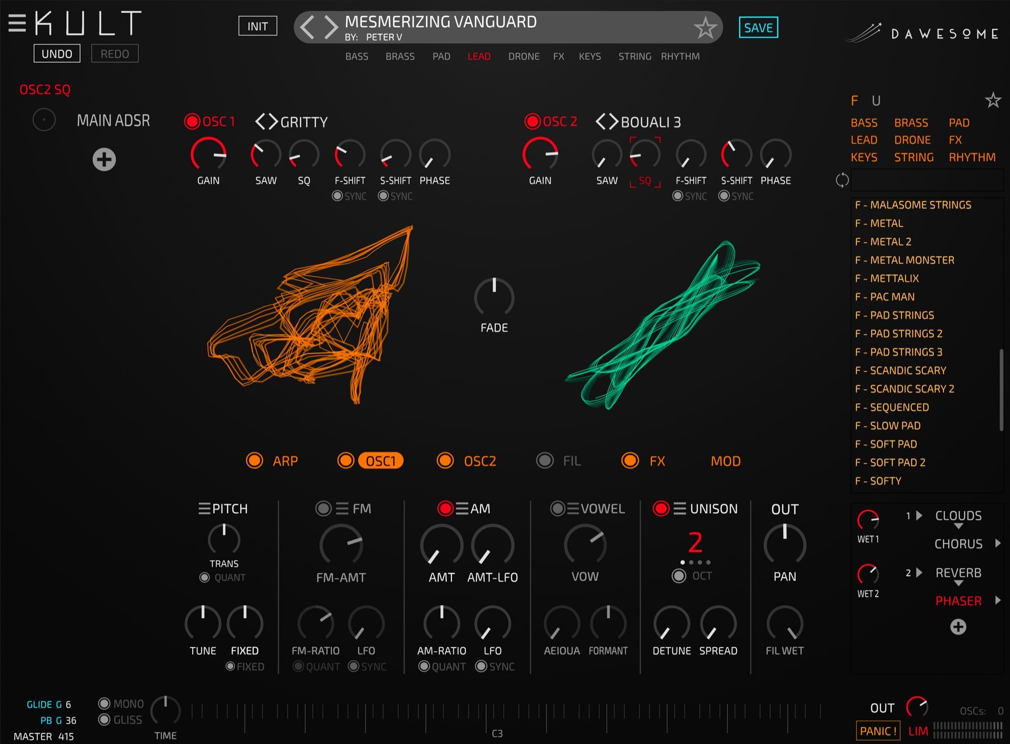 Tracktion intros Kult: a new powerful VST synth